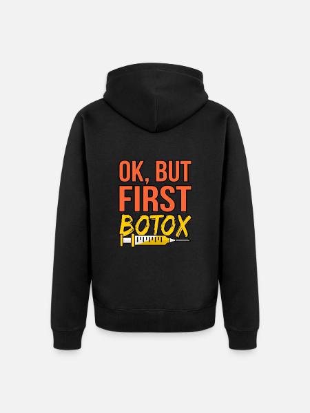 Botox - Unisex Premium Bio Zip Hoodie - Schwarz