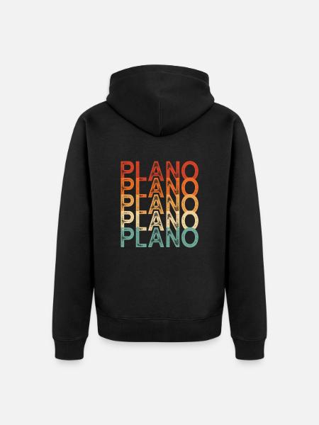 Plano Texas - Veste à capuche bio Premium Unisexe - noir