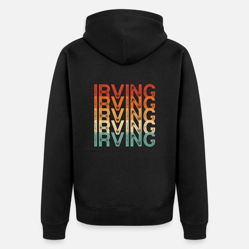 Irving Texas - Veste à capuche bio Premium Unisexe - noir