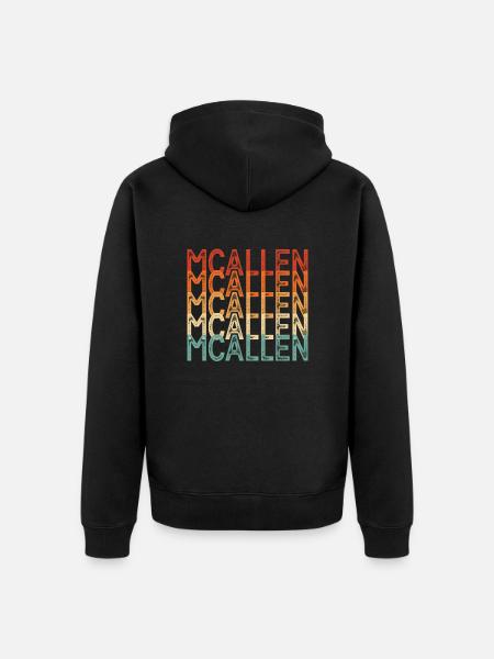 Mcallen - Veste à capuche bio Premium Unisexe - noir