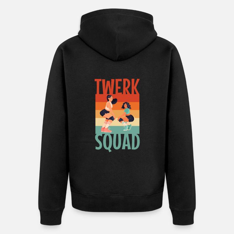 Twerking - Veste à capuche bio Premium Unisexe - noir
