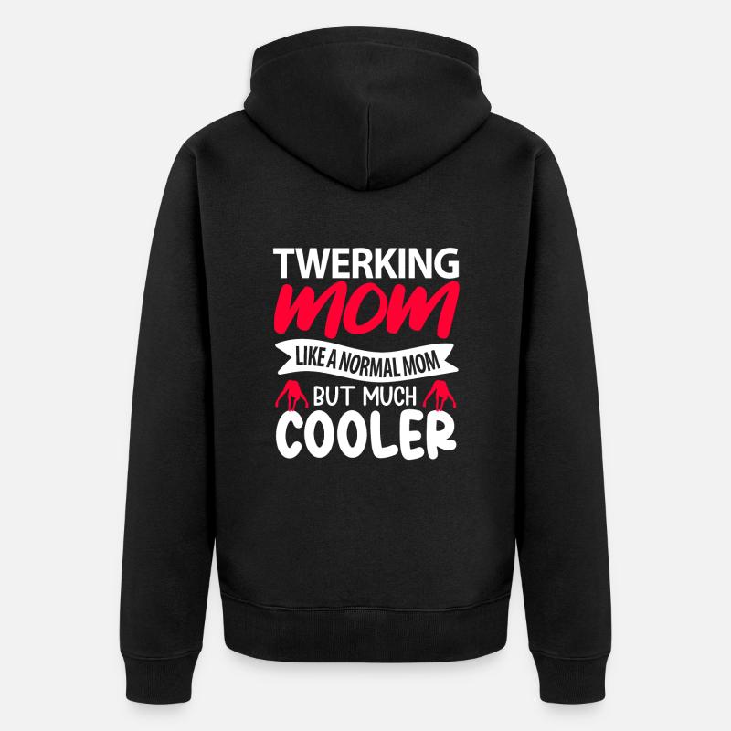 Twerking - Veste à capuche bio Premium Unisexe - noir