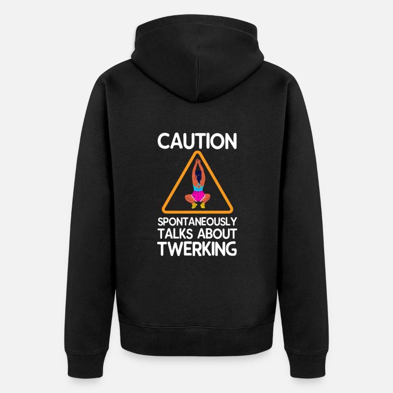 Twerking - Veste à capuche bio Premium Unisexe - noir