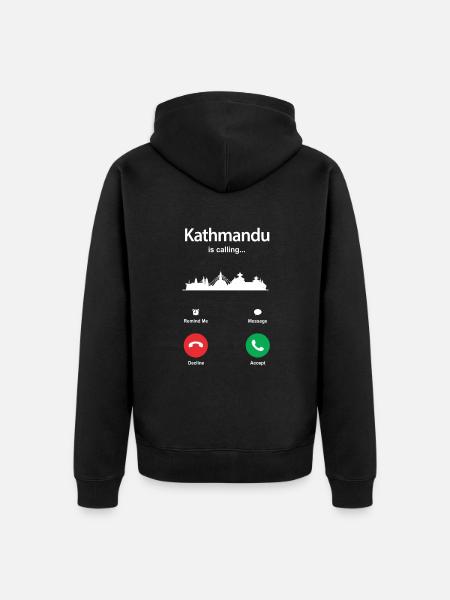 Kathmandu - Unisex Premium Bio Zip Hoodie - Schwarz