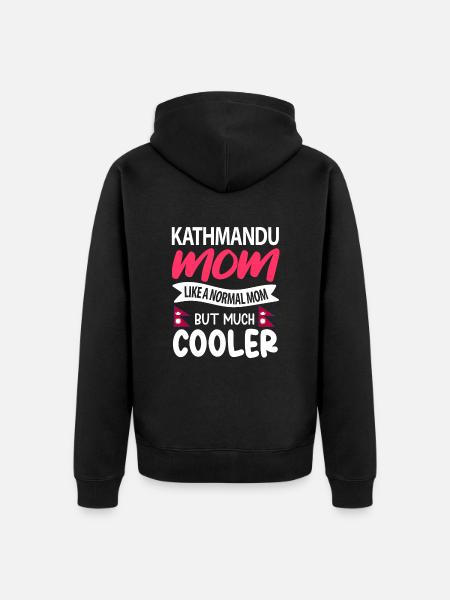 Kathmandu - Unisex Premium Organic Zip Hoodie - black