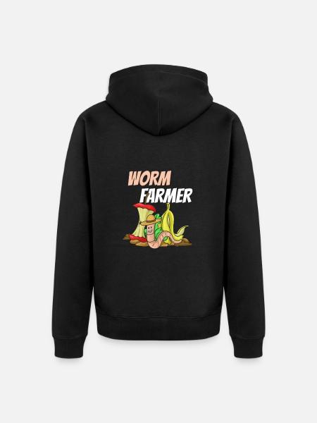 Salmon Salmon Salmondine fishing - Unisex Premium Organic Zip Hoodie - black