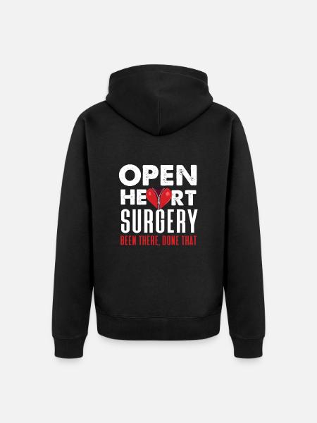 Operation Heart Gift - Unisex Premium Organic Zip Hoodie - black