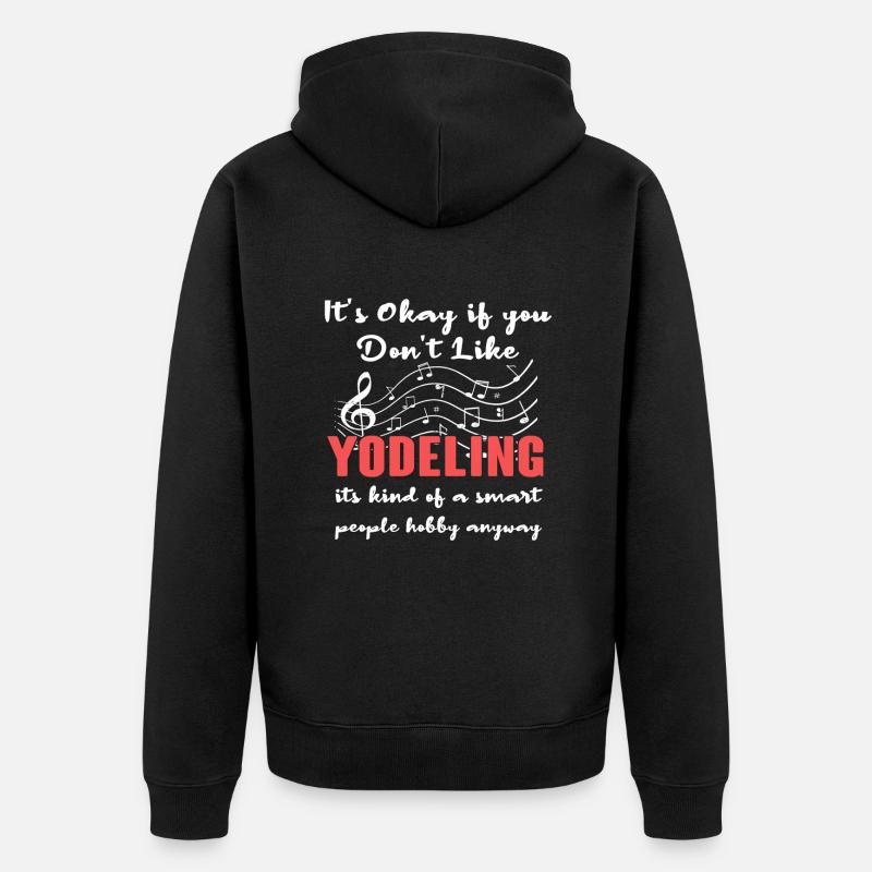 Iodler - Veste à capuche bio Premium Unisexe - noir