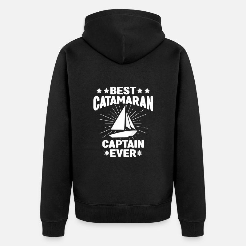 Catamaran - Veste à capuche bio Premium Unisexe - noir
