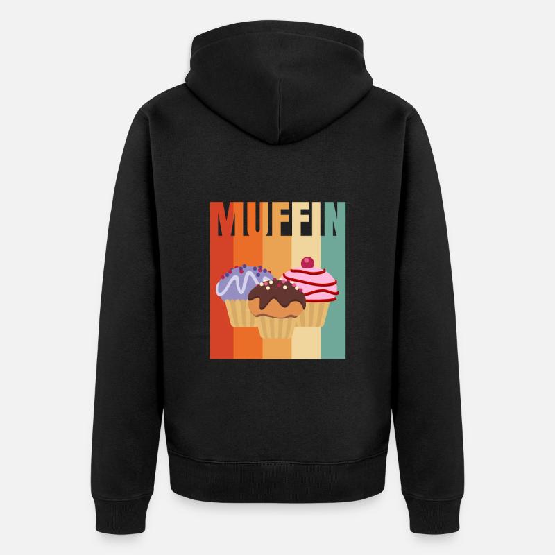 Muffin - Veste à capuche bio Premium Unisexe - noir