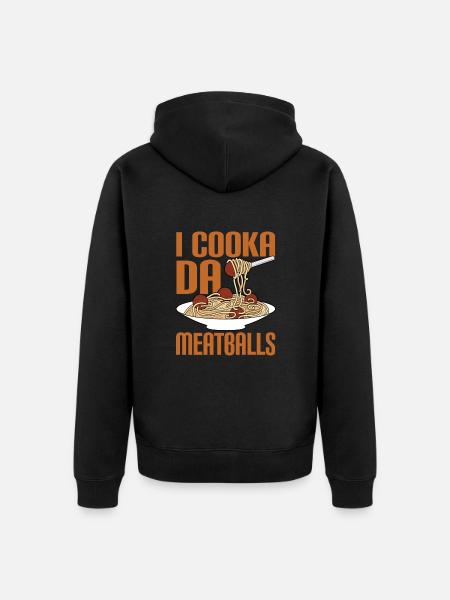 Meatballs Meatballs Gift - Unisex Premium Organic Zip Hoodie - black