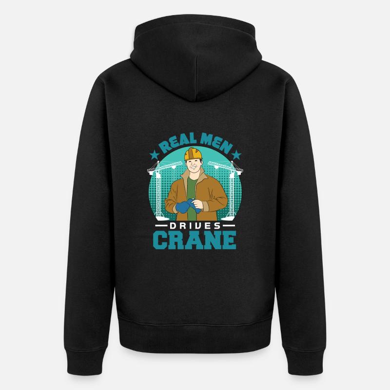Cadeau de grutier - Veste à capuche bio Premium Unisexe - noir