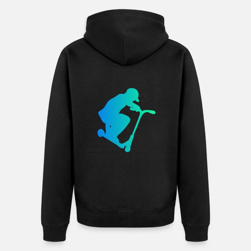 Scooter Scooter Scooter Cadeau - Veste à capuche bio Premium Unisexe - noir