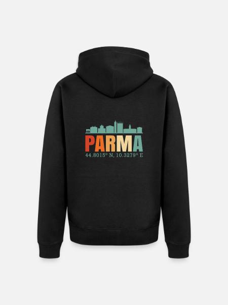Parme - Veste à capuche bio Premium Unisexe - noir