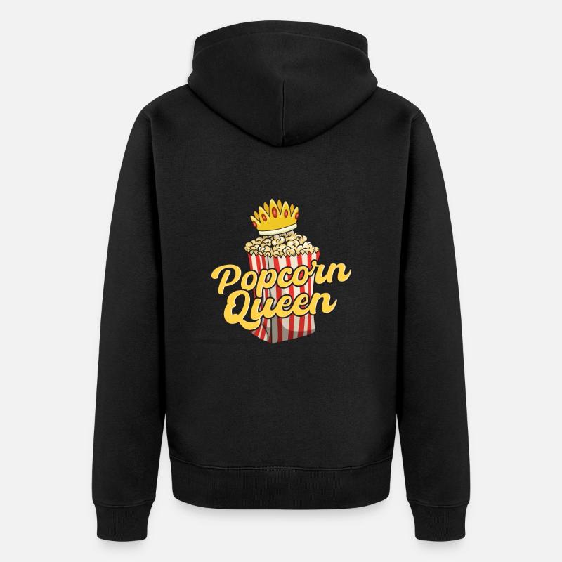 Popcorn Queen - Veste à capuche bio Premium Unisexe - noir