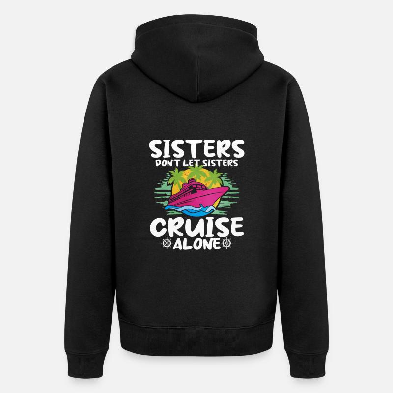 Croisière - Veste à capuche bio Premium Unisexe - noir