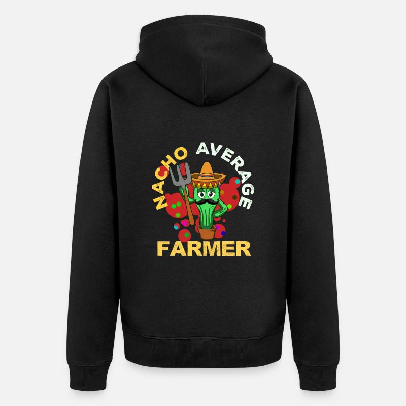 Cinco De Mayo Farmer - Veste à capuche bio Premium Unisexe - noir