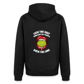 Cinco De Mayo - Unisex Premium Bio Zip Hoodie - Schwarz - Hinten - Nico (187cm)