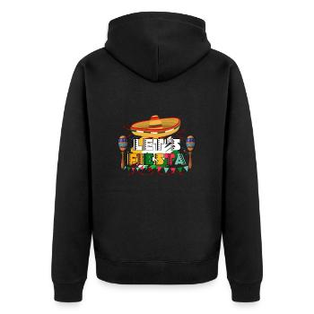 Cinco De Mayo - Unisex Premium Organic Zip Hoodie - black - Back - Nico (187cm)