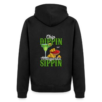 Cinco De Mayo - Unisex Premium Organic Zip Hoodie - black - Back - Nico (187cm)