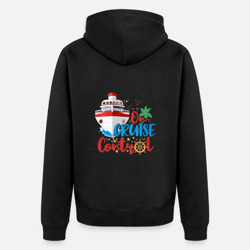 Croisière - Veste à capuche bio Premium Unisexe - noir