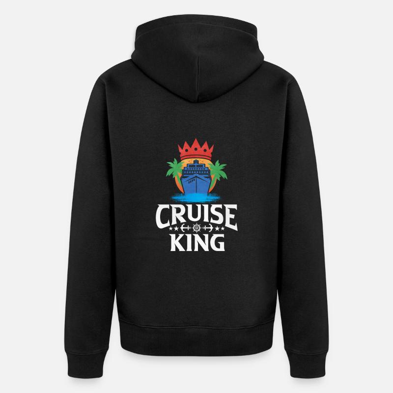 Croisière - Veste à capuche bio Premium Unisexe - noir