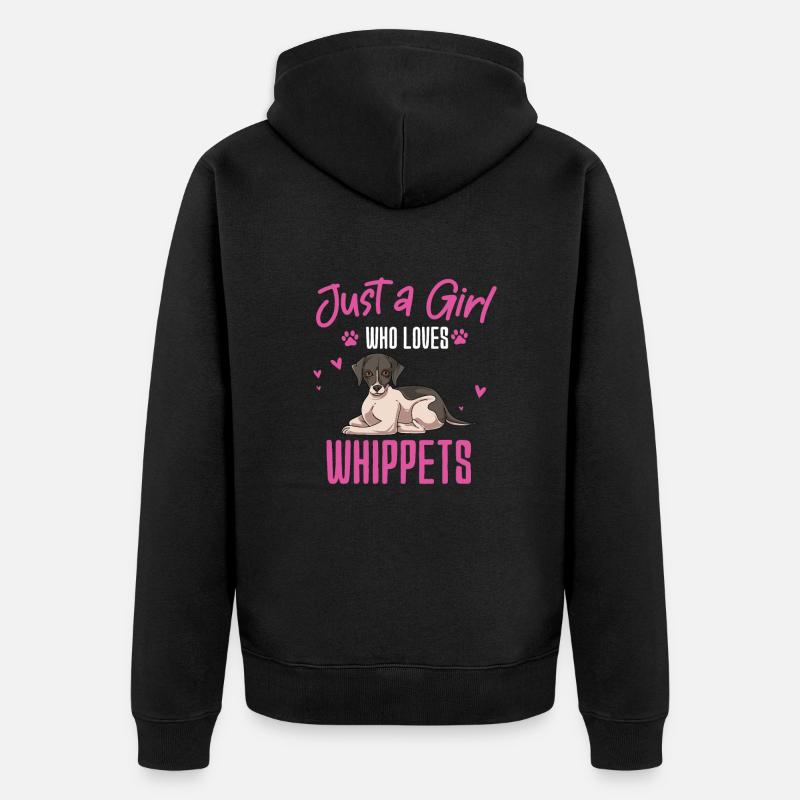 Whippet - Veste à capuche bio Premium Unisexe - noir