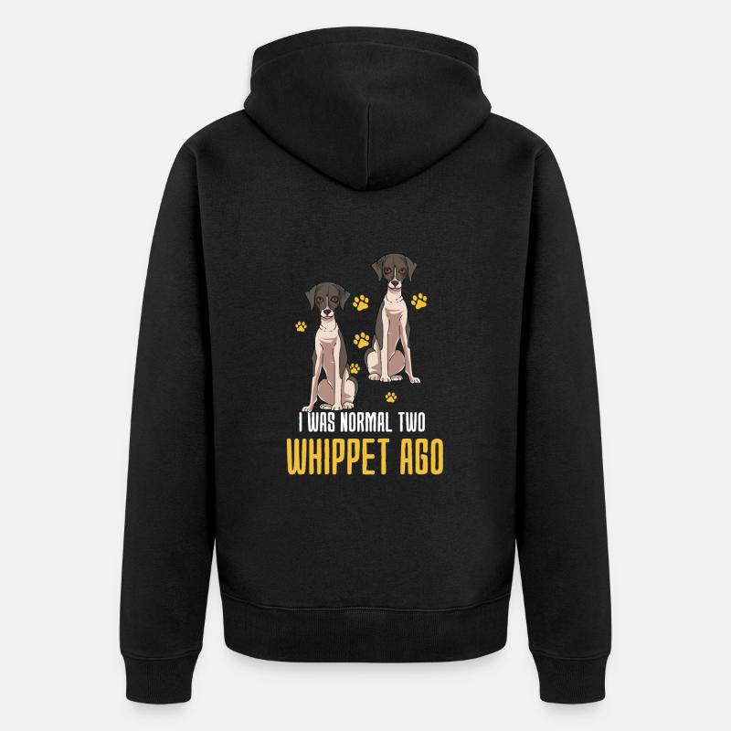 Whippet - Veste à capuche bio Premium Unisexe - noir