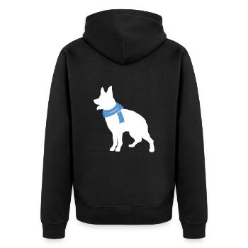 Bouvier australien - Veste à capuche bio Premium Unisexe - noir - Dos - Nico (187cm)