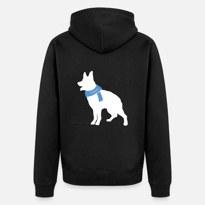 Bouvier australien - Veste à capuche bio Premium Unisexe - noir