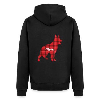 Bouvier australien - Veste à capuche bio Premium Unisexe - noir - Dos - Nico (187cm)