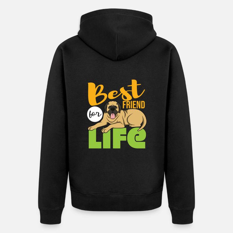 Mâtin - Veste à capuche bio Premium Unisexe - noir