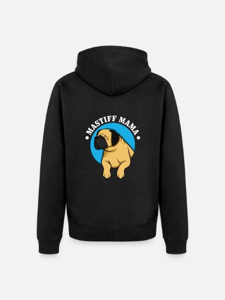 Mastiff - Unisex Premium Organic Zip Hoodie - black