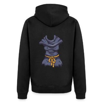 Costume de sorcière - Veste à capuche bio Premium Unisexe - noir - Dos - Nico (187cm)