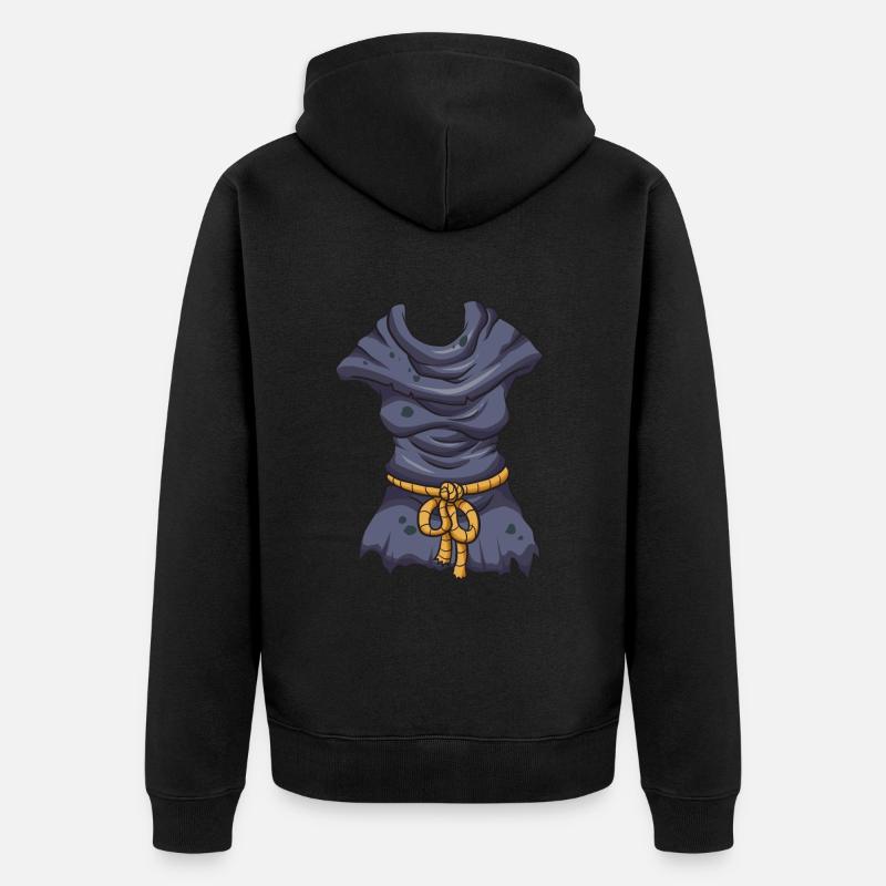 Costume de sorcière - Veste à capuche bio Premium Unisexe - noir