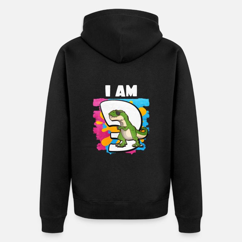 3ème anniversaire - Veste à capuche bio Premium Unisexe - noir