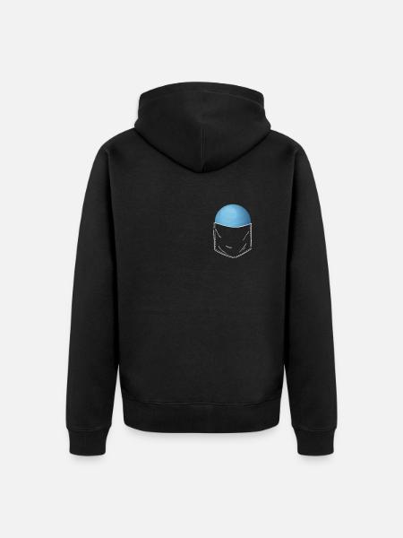 Uranus - Veste à capuche bio Premium Unisexe - noir