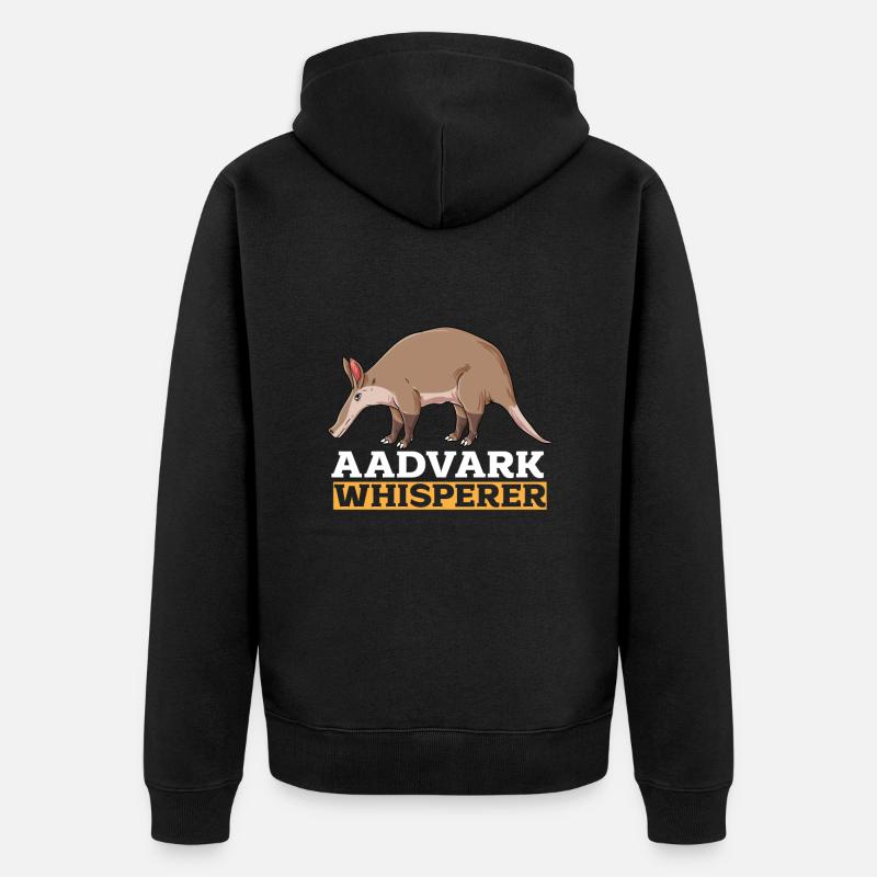 Oryctérope - Veste à capuche bio Premium Unisexe - noir