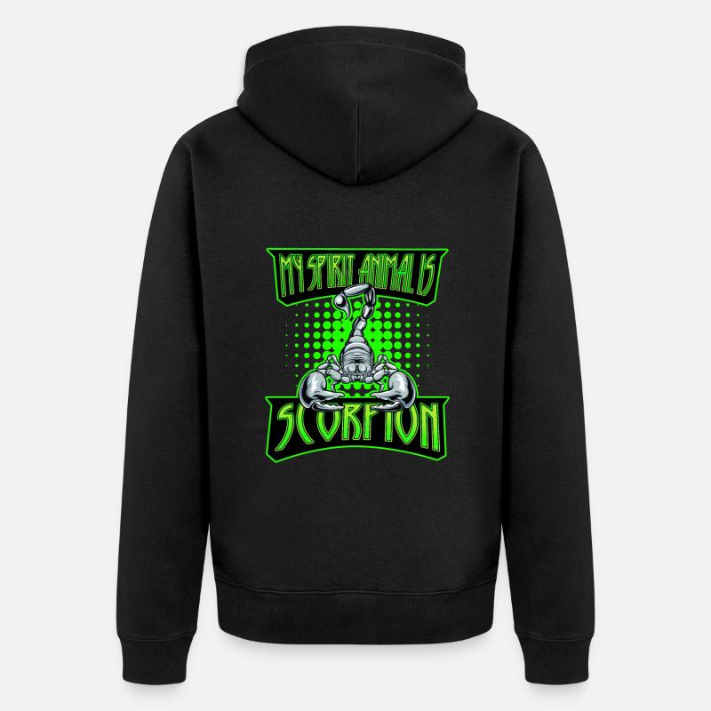 Scorpion - Veste à capuche bio Premium Unisexe - noir