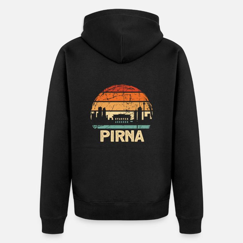 Pirna - Veste à capuche bio Premium Unisexe - noir