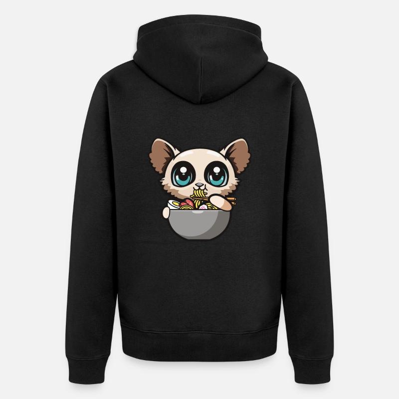 Galago - Veste à capuche bio Premium Unisexe - noir