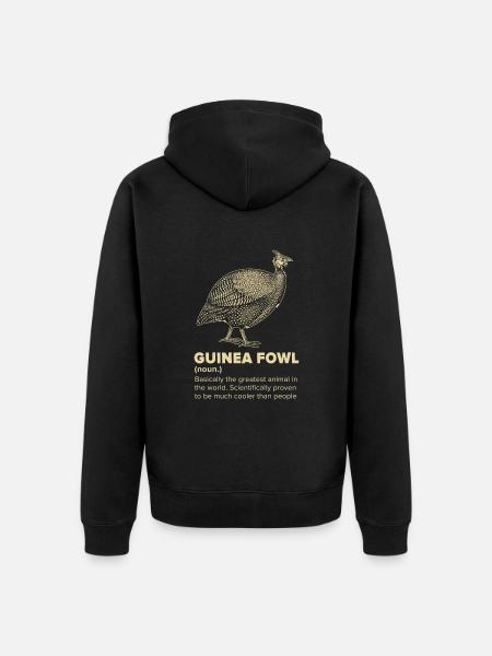 Pintade - Veste à capuche bio Premium Unisexe - noir