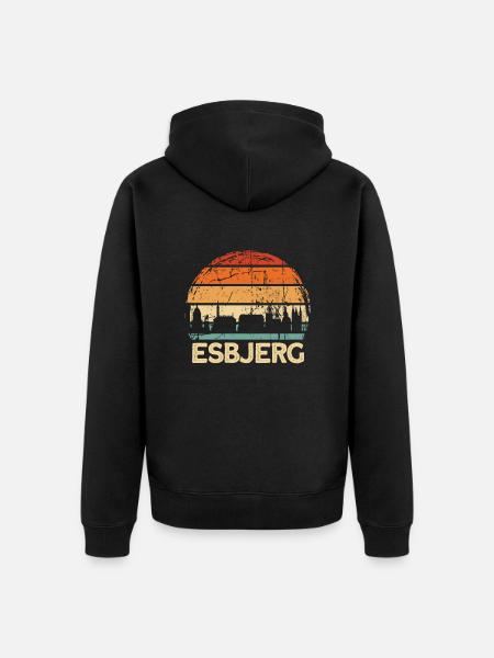 Esbjerg - Veste à capuche bio Premium Unisexe - noir