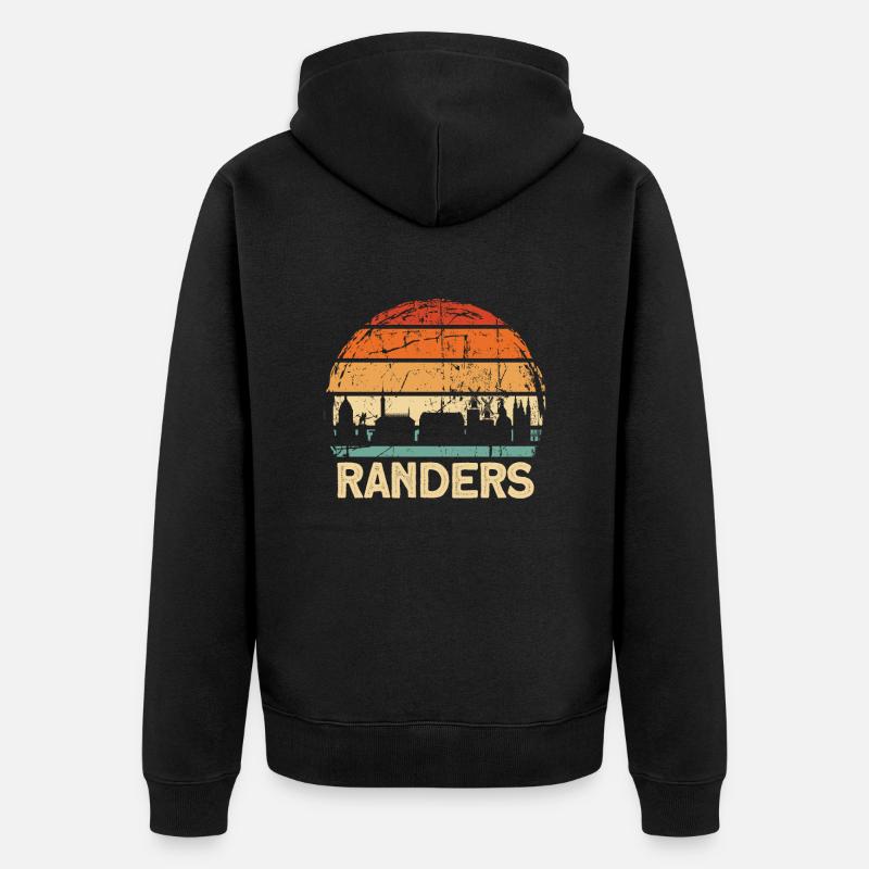 Randers - Veste à capuche bio Premium Unisexe - noir