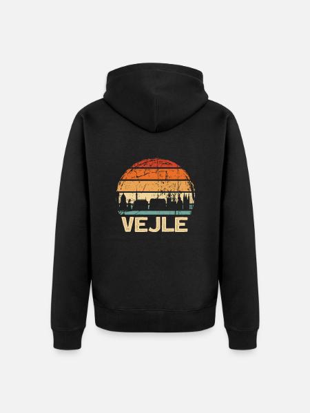 Vejle - Veste à capuche bio Premium Unisexe - noir