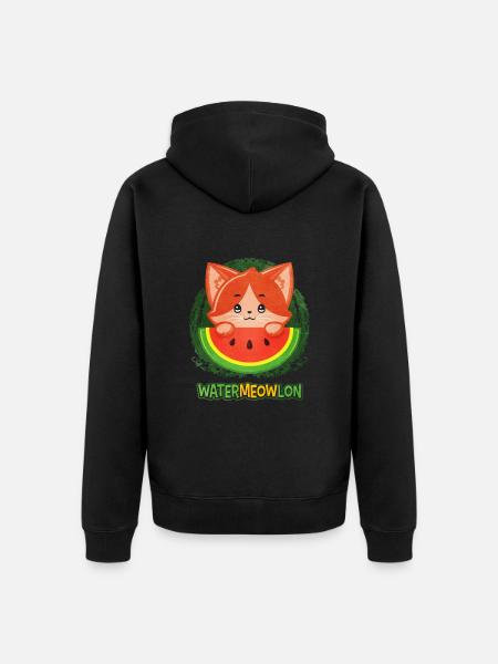 Pastèque - Veste à capuche bio Premium Unisexe - noir