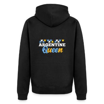 Argentine - Veste à capuche bio Premium Unisexe - noir - Dos - Nico (187cm)