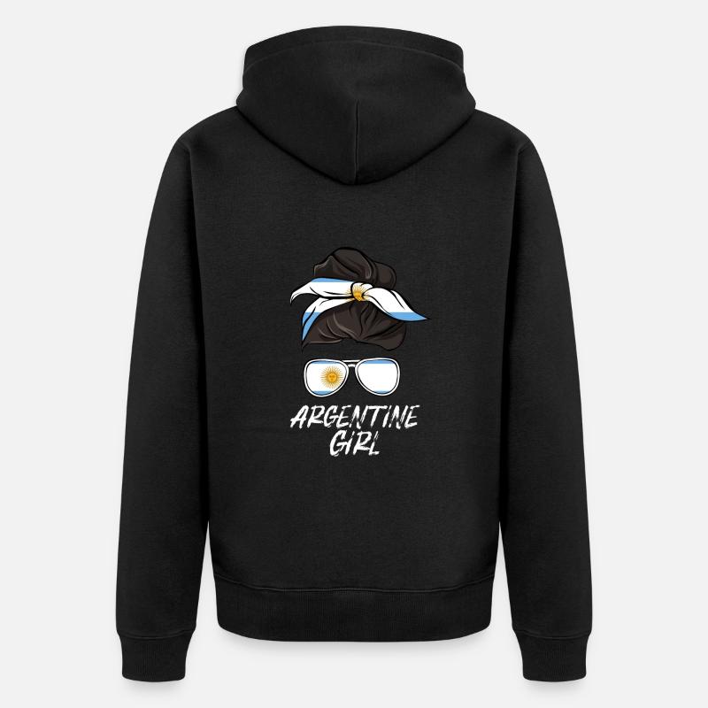 Argentine - Veste à capuche bio Premium Unisexe - noir