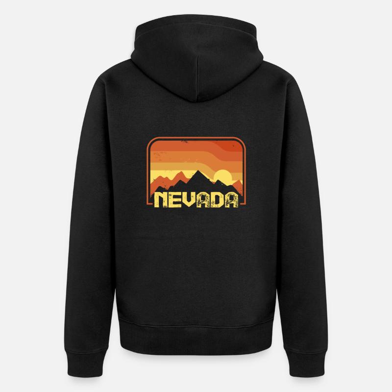 Nevada - Veste à capuche bio Premium Unisexe - noir