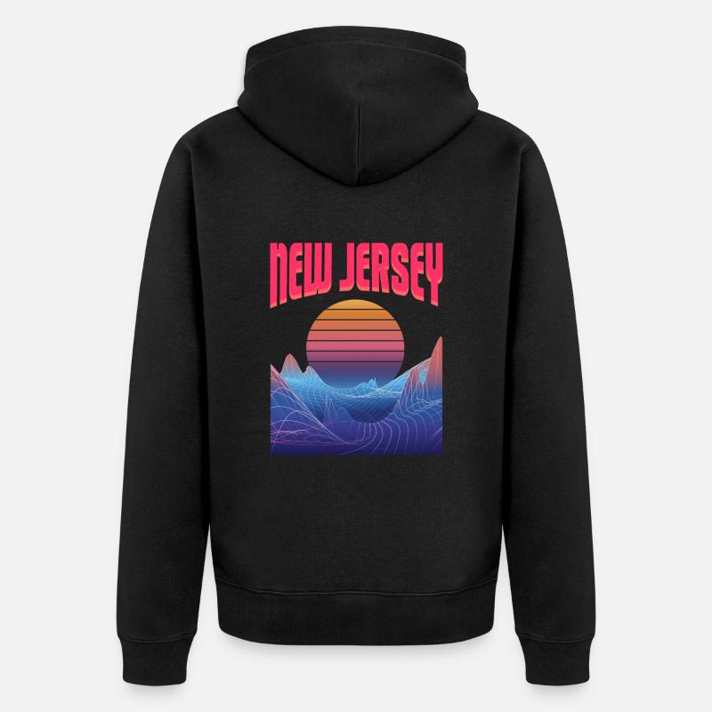 New Jersey - Veste à capuche bio Premium Unisexe - noir